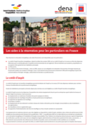 dena-Factsheet: Les aides à la rénovation pour les particuliers en France